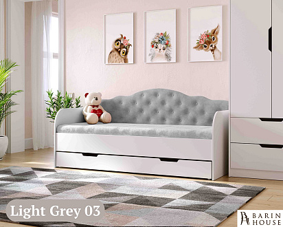 Купити                                            Ліжко Sofia Light Grey 332654