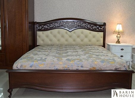 Купить                                            Кровать Верона (кожаное изголовье) 137291