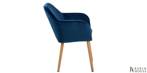 Купить                                            Обеденное кресло Emilia Oak Dark Blue 307268