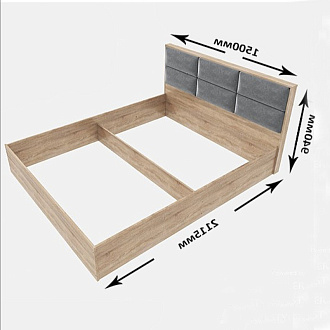 Купити                                            Ліжко КЛ 140 Лайт (дуб сонома) 318475