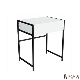 Купить                                            Стол для макияжа Allis Loft 700 с LED подсветкой и розеткой 220В белый 335947