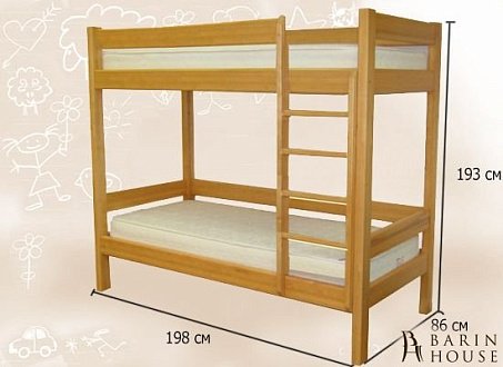 Купити                                            Двоярусне ліжко Ленора 216990