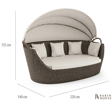 Купити                                            Диван з балдахіном Portofino Grey 327062
