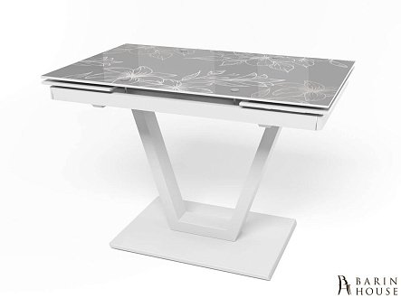 Купити                                            Розкладний стіл на кухню Maxi V білий (Maxi V/white/15) 226207