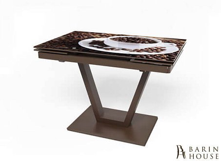 Купити                                            Обідній стіл розкладний Maxi V коричневий (Maxi V/brown/03) 226362