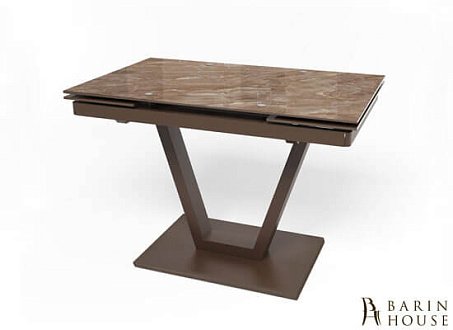 Купить                                            Обеденный стол Maxi V коричневый (MaxiV/brown/01) 226358