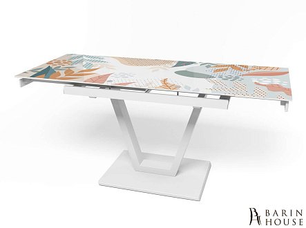 Купити                                            Розкладний кухонний стіл Maxi V білий (Maxi V/white/11) 226158