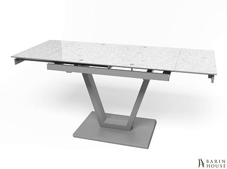 Купити                                            Розкладний стіл на кухню Maxi V сірий (Maxi V/grey/08) 226506