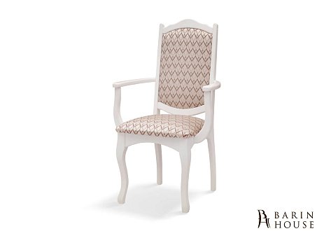 Купити                                            Крісло з підлокітником Наталі білий 303805