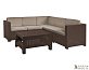 Купить Комплект садовой мебели Provence Set коричневый 288839