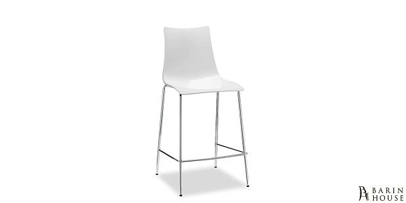 Купити                                            Напівбарний стілець Zebra Antishock (White) 308432