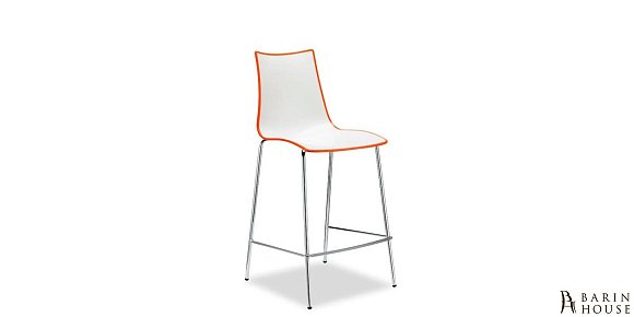 Купить                                            Полубарный стул Zebra Bicolore Orange 308353