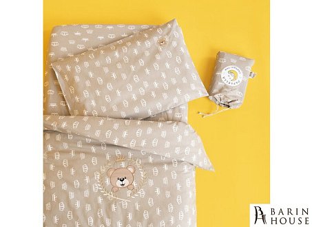Купить                                            Комплект детского постельного белья в кроватку Корона беж 245680