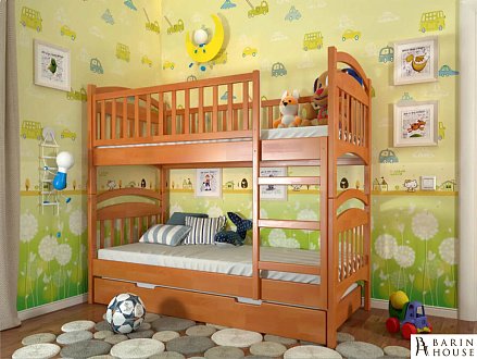 Купити                                            Ліжко дитяче двоярусне Смайл (трансформер) 314257