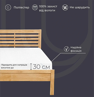 Купить                                            Непромокаемый наматрасник FullCover на резинках по углам 331904