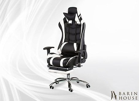 Купить                                            Кресло офисное ExtrеmеRacе With Footrеst (black/white) 148551