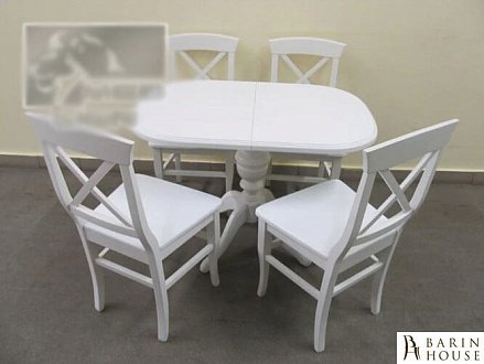 Купити                                            Комплект обідній стіл + 4 стільця, колір ваніль 204259