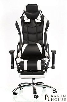 Купити                                            Крісло офісне ExtrеmеRacе With Footrеst (black/white) 148553