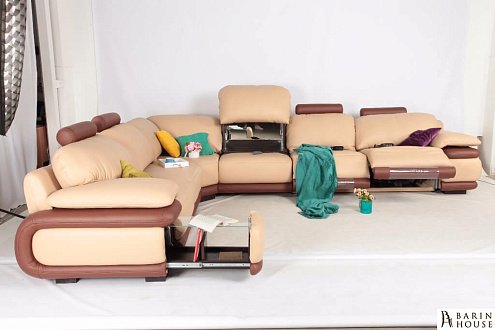 Купити                                            Кутовий модульний диван Річмонд c полками і баром 261971