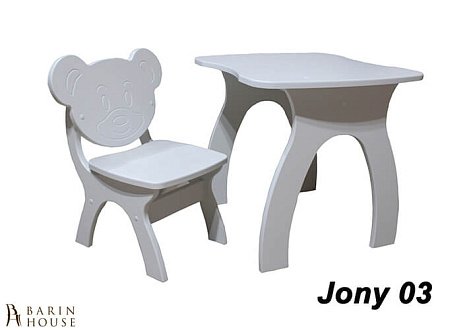 Купити                                            Комплект дитячий столик + стільчик Jony 03 211257