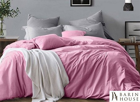 Купити                                            Постільний комплект Home Collection Cotton Pink сімейний 211044