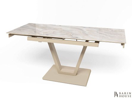Купити                                            Розкладний кухонний стіл Maxi V бежевий (Maxi V/beige/03) 226529
