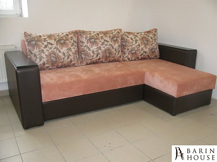 Купити                                            Кутовий диван Рондо єврокнижка з нішами для білизни, в бильцях 225159