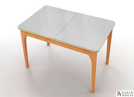 Купить                                            Раскладной стол на кухню Nord серый массив дуба 301160
