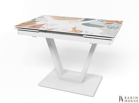 Купити                                            Розкладний кухонний стіл Maxi V білий (Maxi V/white/11) 226159