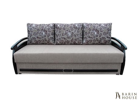 Купити                                            Ретро диван з дерев'яними підлокітними предметами 205235
