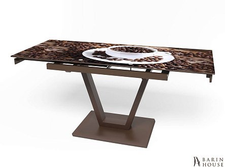 Купить                                            Обеденный стол раскладной Maxi V коричневый (MaxiV/brown/03) 226390