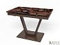 Купить Обеденный стол Maxi V коричневый (MaxiV/brown/05) 226384