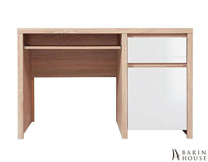 Купити                                            Письмовий стіл KASPIAN BIU1D1S/120 (дуб sonoma, дуб sonoma/білий глянець) 167858