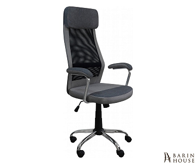 Купити                                            Крісло поворотне Q-336 сіре 336673