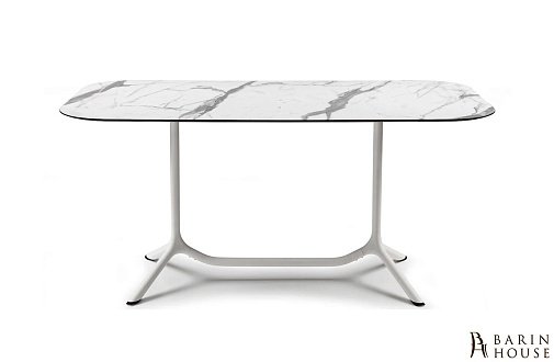 Купить                                            Обеденный стол Tripé Double (White Marble) 160х80 303633